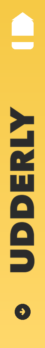 Collapsed rail example with the fictional brand Udderly